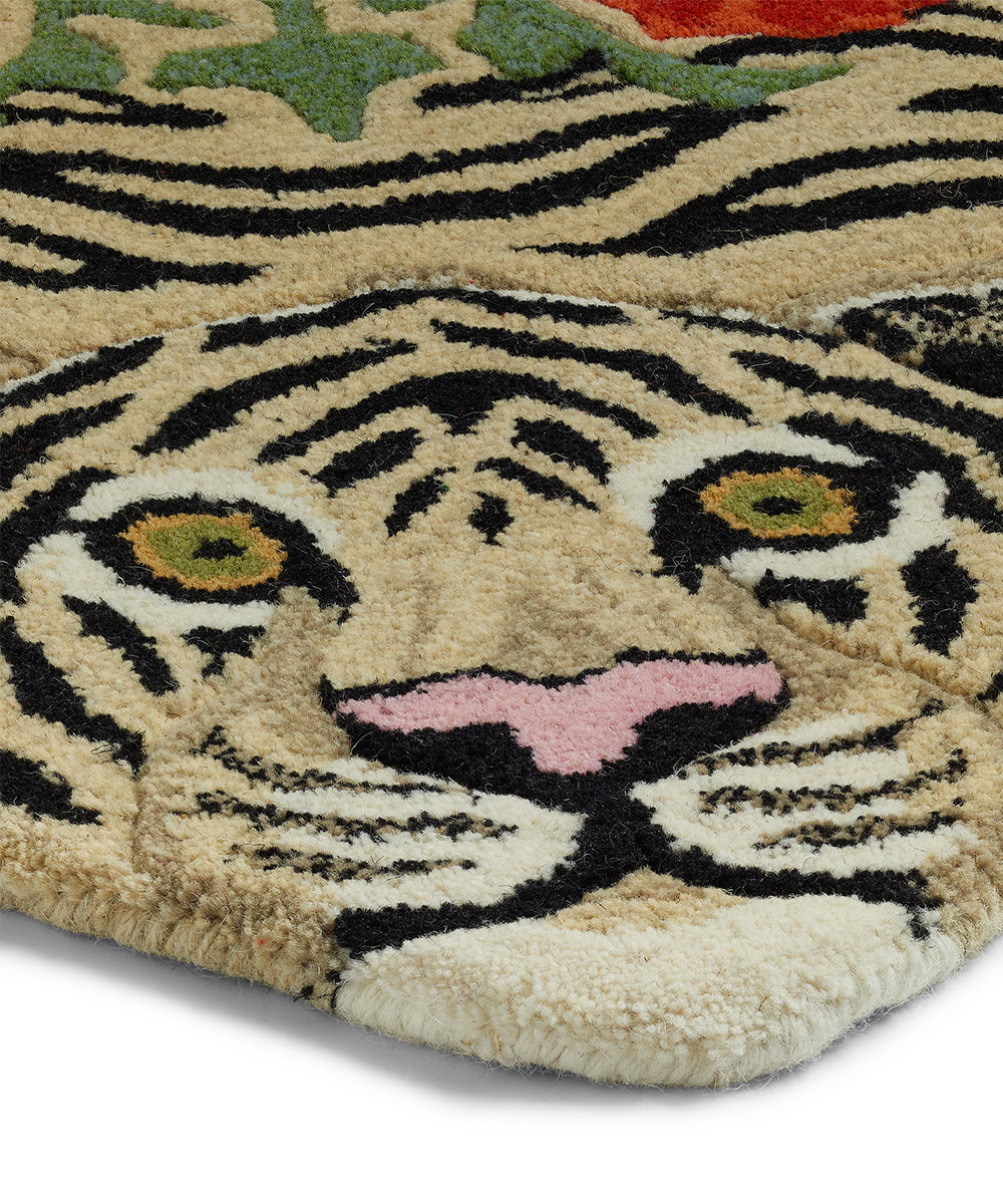 TAPIS TIGRE FLORAL GRAND DOING GOODS