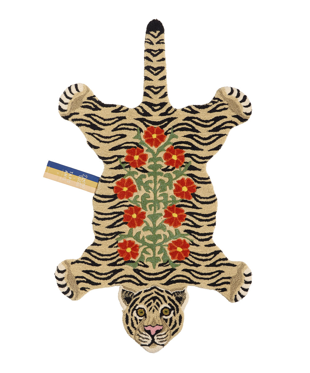 TAPIS TIGRE FLORAL GRAND DOING GOODS