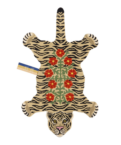 TAPIS TIGRE FLORAL GRAND DOING GOODS