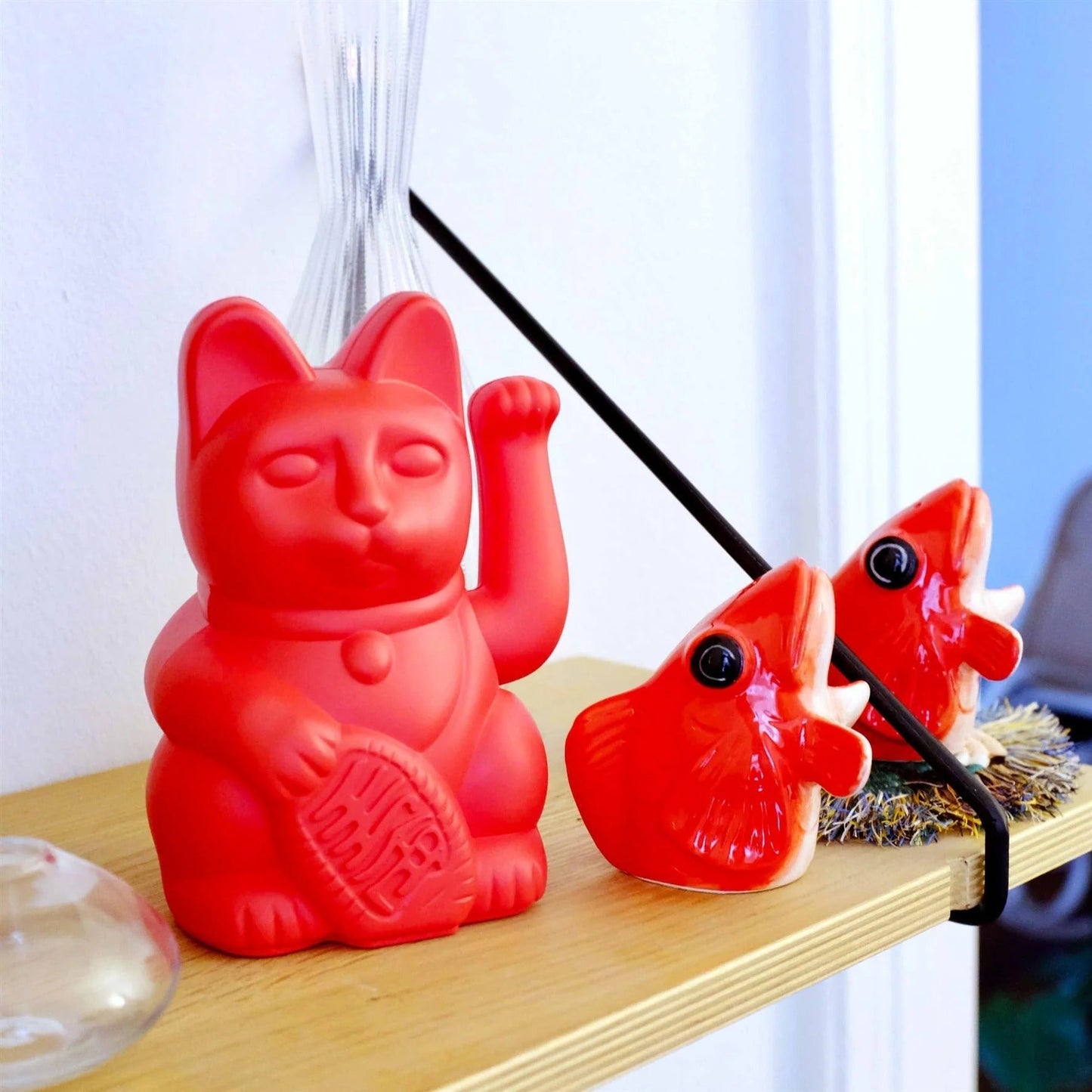 LUCKY CAT CLASSIC LUCKY CAT DONKEY red