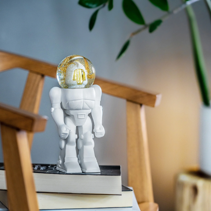 SNOWGLOBE BOUGEOIR / PHOTOPHORE DONKEY