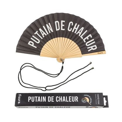 EVENTAIL PUTAIN DE CHALEUR FISURA NOIR