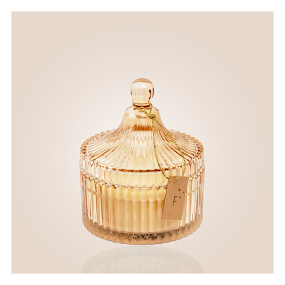 BOUGIE BONBONNIERE CACHEMIRE TONKA FARIBOLES