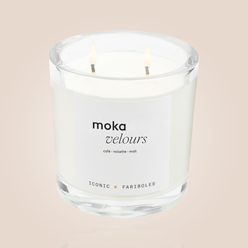 Bougie parfumée Iconic Moka Velours – FARIBOLES FARIBOLES