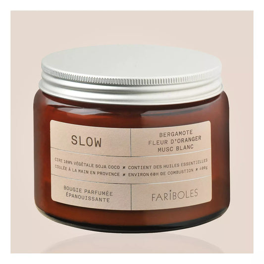 GREEN 400G SLOW BOUGIE FARIBOLES