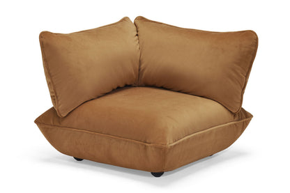 Sumo Corner Seat Velvet Recycled MOBILIER FATBOY Almond