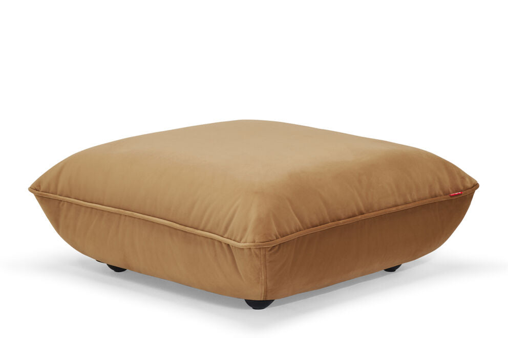 Sumo Hocker Velvet Recycled MOBILIER FATBOY Almond