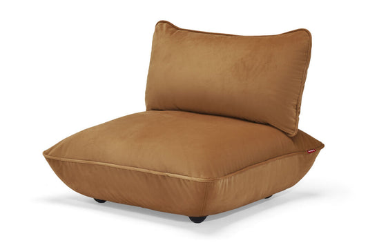 Sumo Seat Velvet Recycled MOBILIER FATBOY Almond