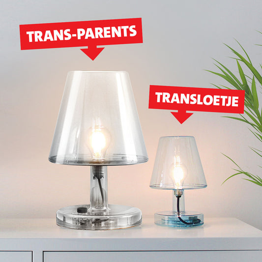 Trans-parents transparent lampe LUMINAIRE FATBOY