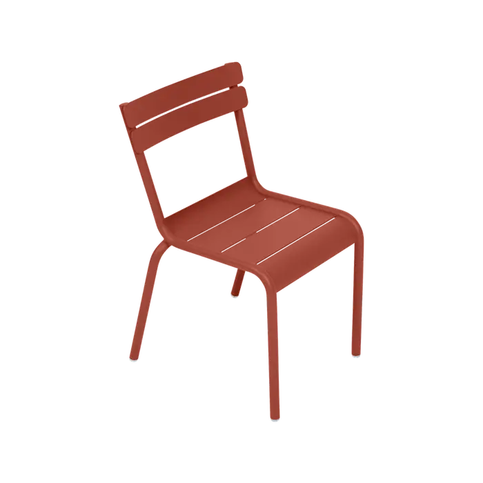 CHAISE "LUXEMBOURG" KID Curiosité Ocre rouge