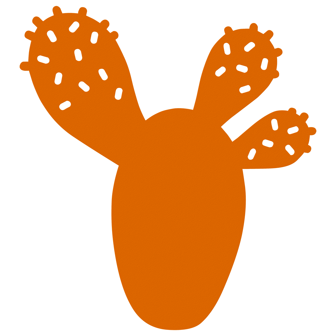DESSOUS DE PLAT CACTUS FERMOB ORANGE CONFITE