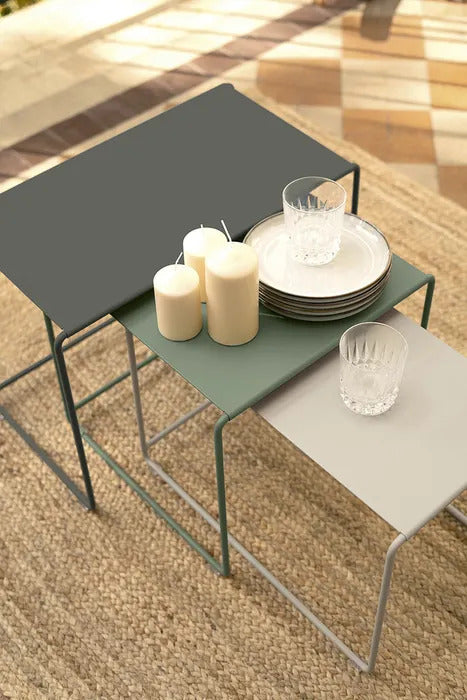 OULALA TRILOGIE DE TABLES BASSES GIGOGNES TABLE FERMOB