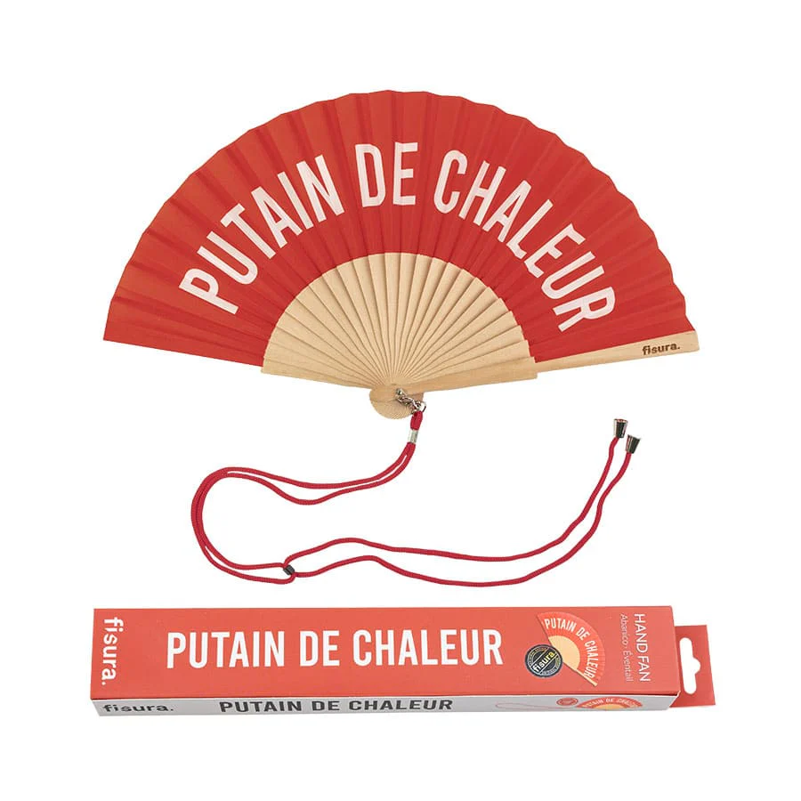 EVENTAIL PUTAIN DE CHALEUR FISURA ROUGE