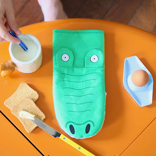 MANIQUE CROCODILE TORCHON / TABLIER FLUID