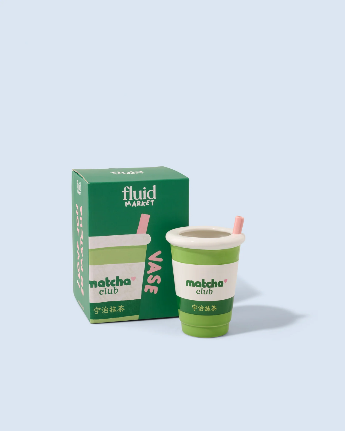 Vase Matcha en céramique – FLUID MARKET FLUID
