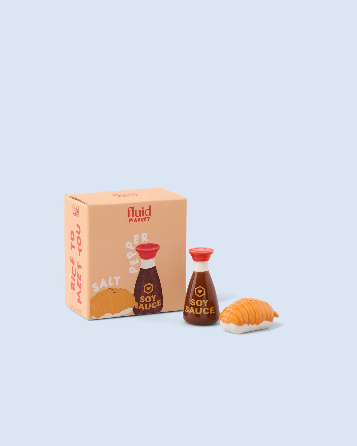 Salière et poivrière Sushi et Sauce Soja en céramique – FLUID MARKET FLUID
