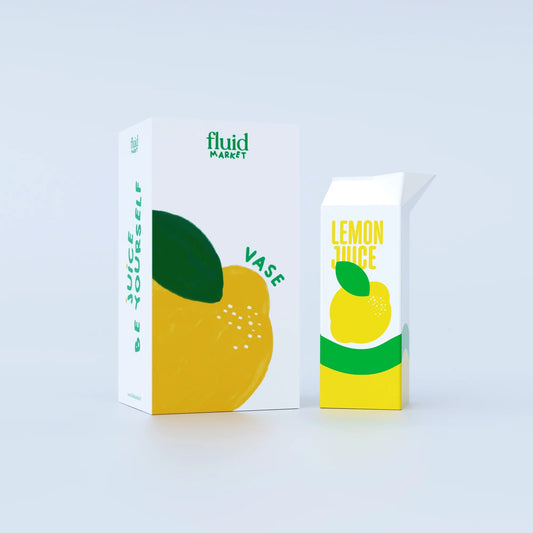 VASE LEMON JUICE VASE / CACHE POT FLUID