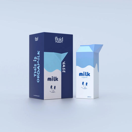 VASE MILK VASE / CACHE POT FLUID