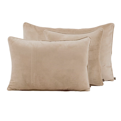 Coussin rectangulaire en velours côtelé 40 x 60 cm HAOMY LIN
