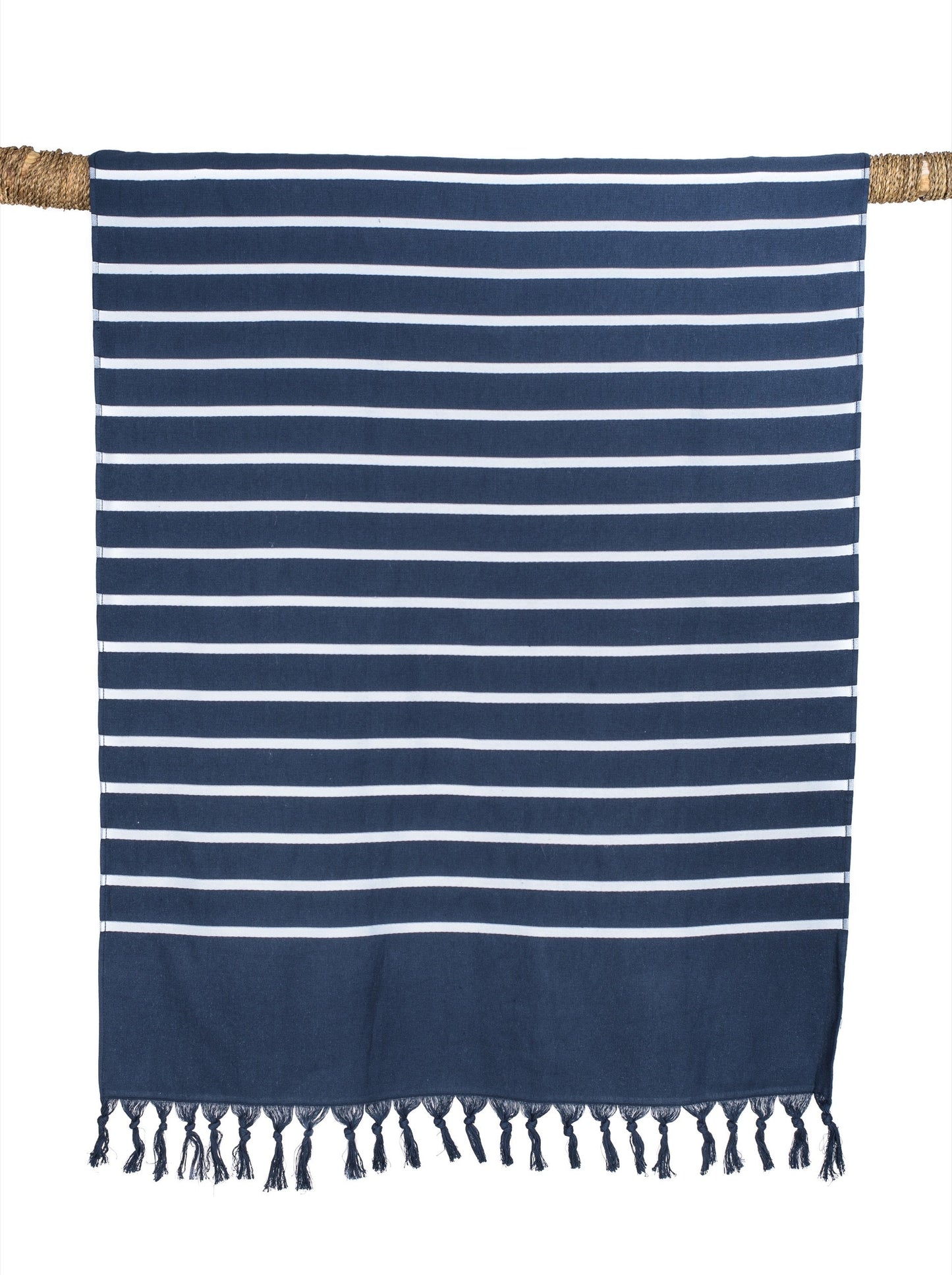 FOUTA EPONGE 90X180 MARINIERE SERVIETTE / FOUTAS HAOMY Marine