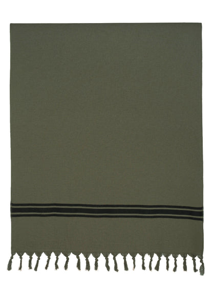 FOUTA EPONGE 90X180 UNIE SERVIETTE / FOUTAS HAOMY Kaki
