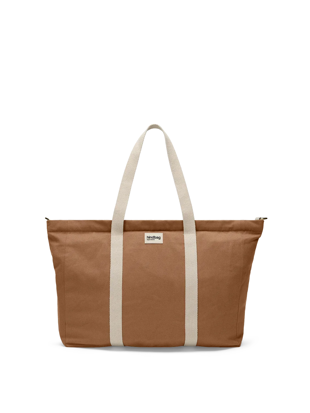 Grand sac cabas Jean en coton bio – HINDBAG HINDBAG CANNELLE
