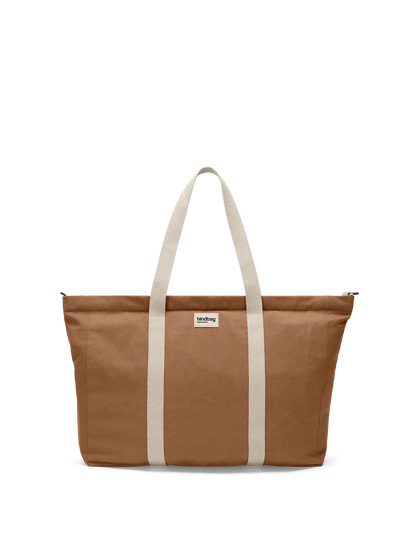 Grand sac cabas Jean en coton bio – HINDBAG HINDBAG CANNELLE