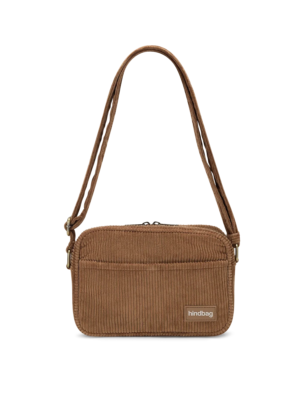 Sac bandoulière Nino en velours côtelé Macchiato HINDBAG – Unisexe HINDBAG