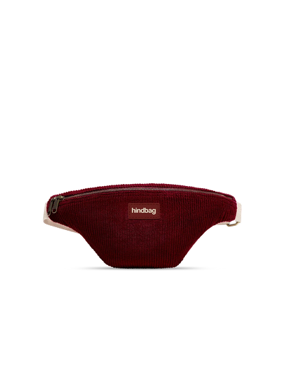 Sac banane Olivia HINDBAG en velours côtelé HINDBAG BORDEAUX