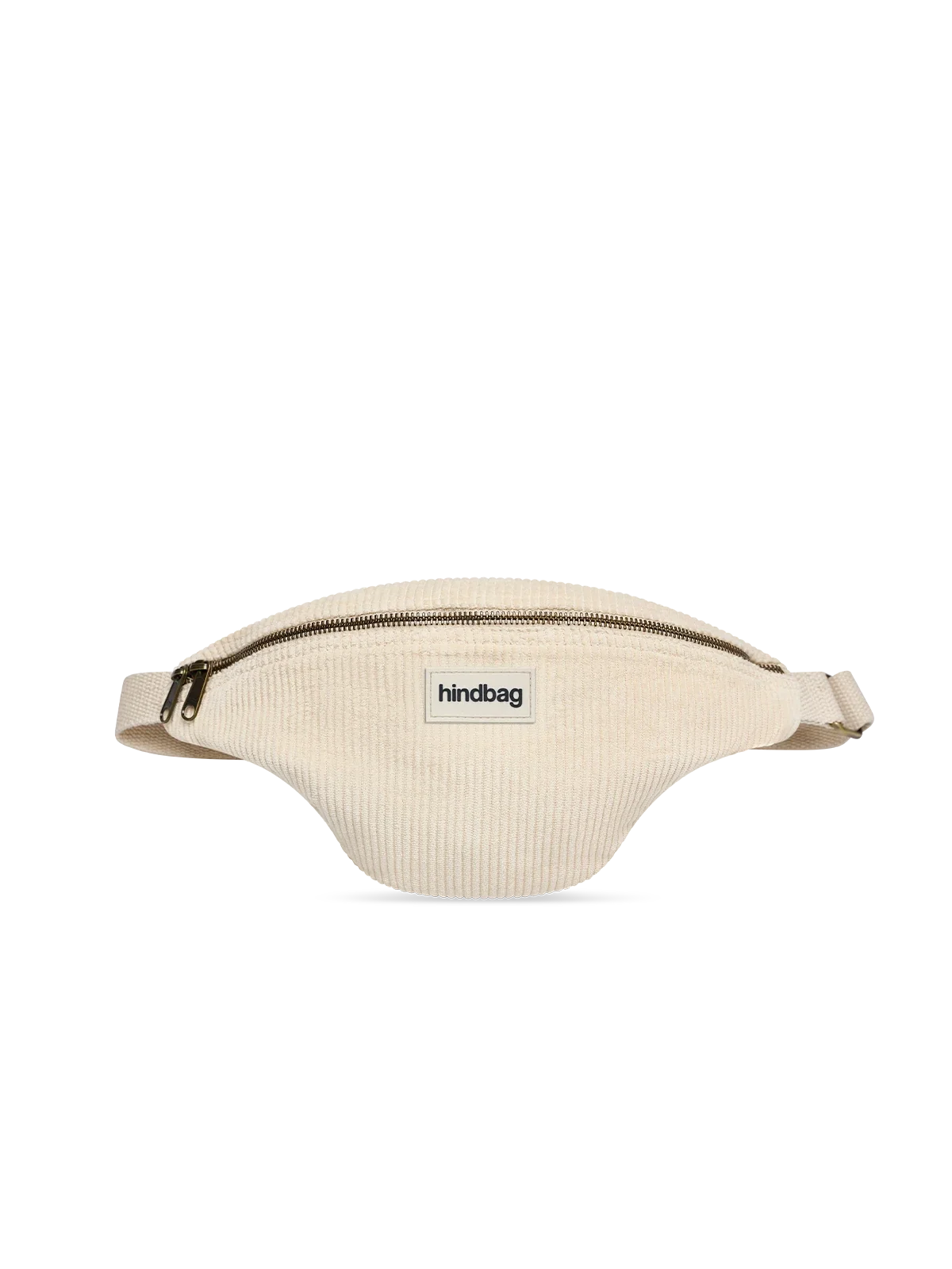 Sac banane Olivia HINDBAG en velours côtelé HINDBAG CREME