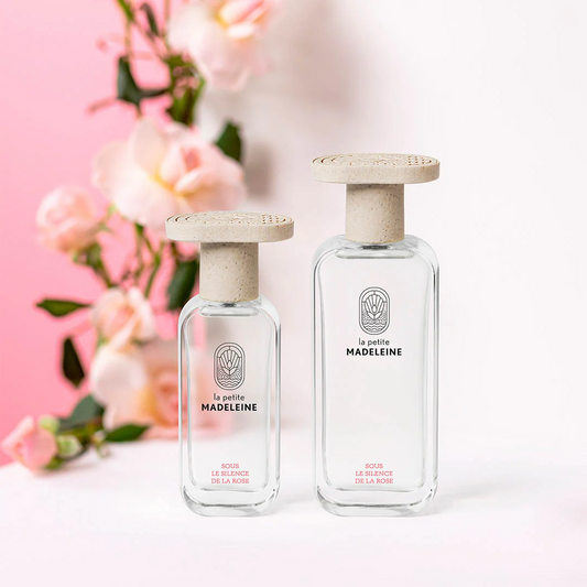 EAU DE PARFUM - SOUS LE SILENCE DE LA ROSE LA PETITE MADELEINE
