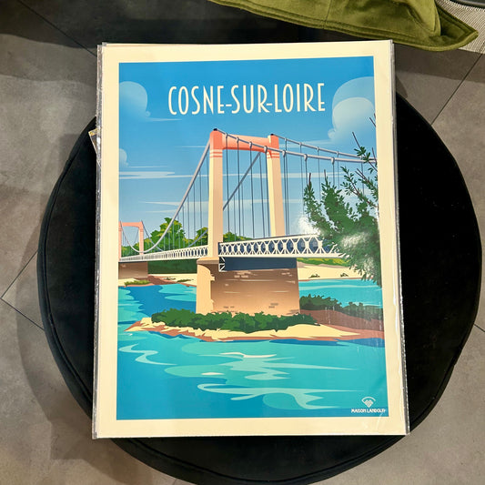 AFFICHE PONT COSNE SUR LOIRE MAISON LANDOLFI