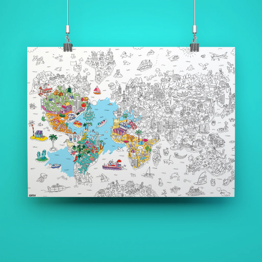 POSTER GEANT ATLAS AFFICHE OMY
