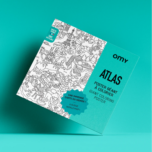 POSTER GEANT ATLAS AFFICHE OMY