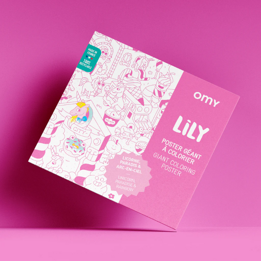 POSTER GEANT LILY AFFICHE OMY