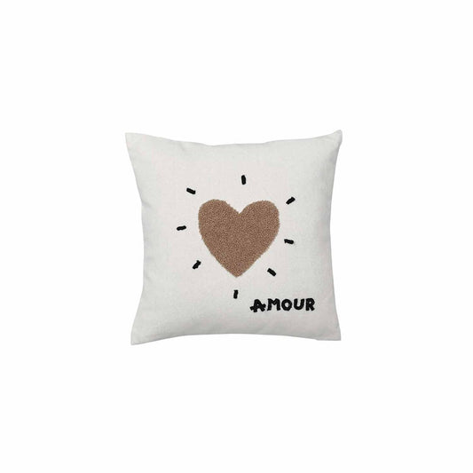 COUSSIN 40X40 COEUR COUSSIN OPJET Beige