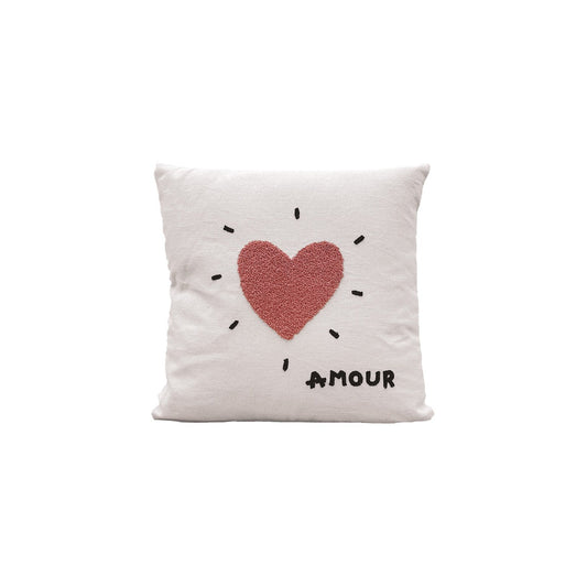 COUSSIN 40X40 COEUR COUSSIN OPJET Rose