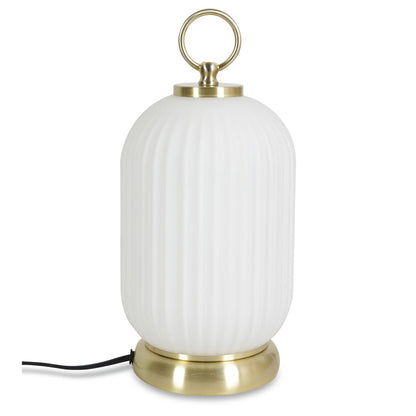 LAMPE LANGUAGE DORE SATINE 29CM LAMPE A POSER OPJET