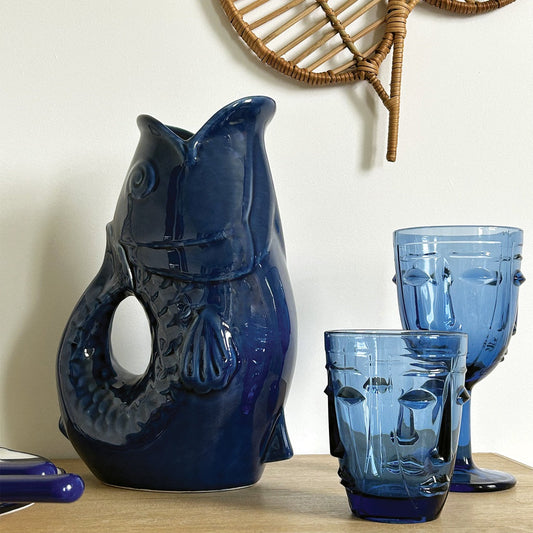 GRAND VASE PICHET POISSON VASE / CACHE POT OPJET