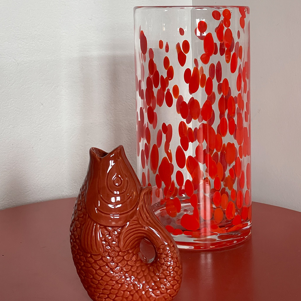 PETIT VASE PICHET POISSON VASE / CACHE POT OPJET