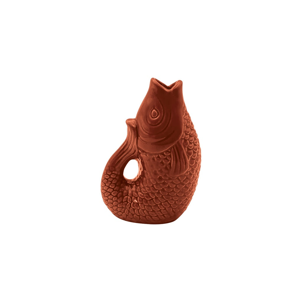 PETIT VASE PICHET POISSON VASE / CACHE POT OPJET TERRACOTTA