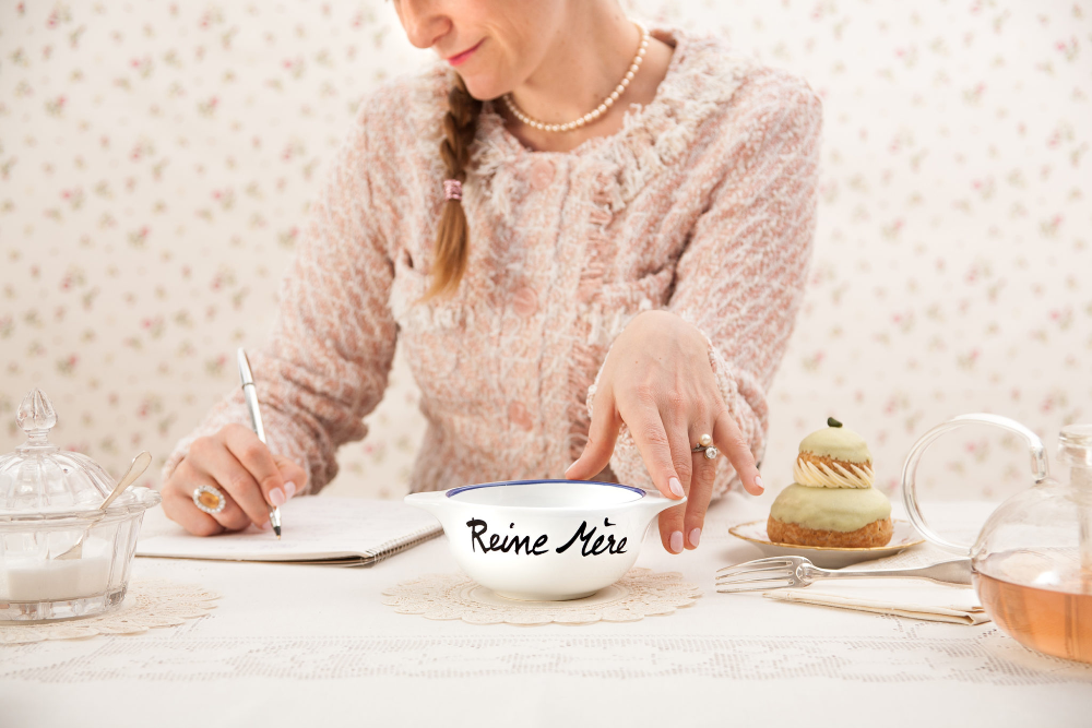 BOL BRETON VAISSELLE PIED DE POULE REINE MERE