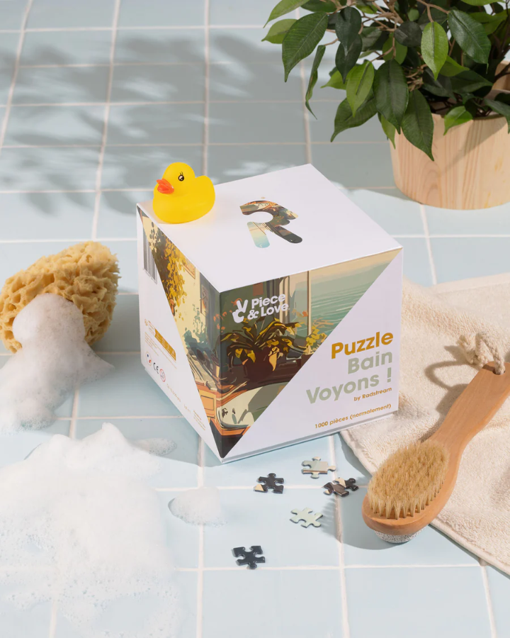 PUZZLE BAIN VOYONS JEUX PIECE AND LOVE