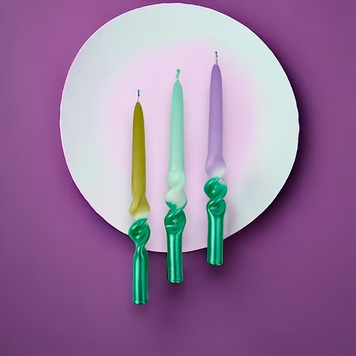 DIP DYE SWIRL BOUGIE PINK STORIES VIBRANT MATCHA