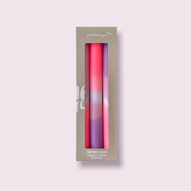 DIP DYE NEON BOUGIE PINK STORIES