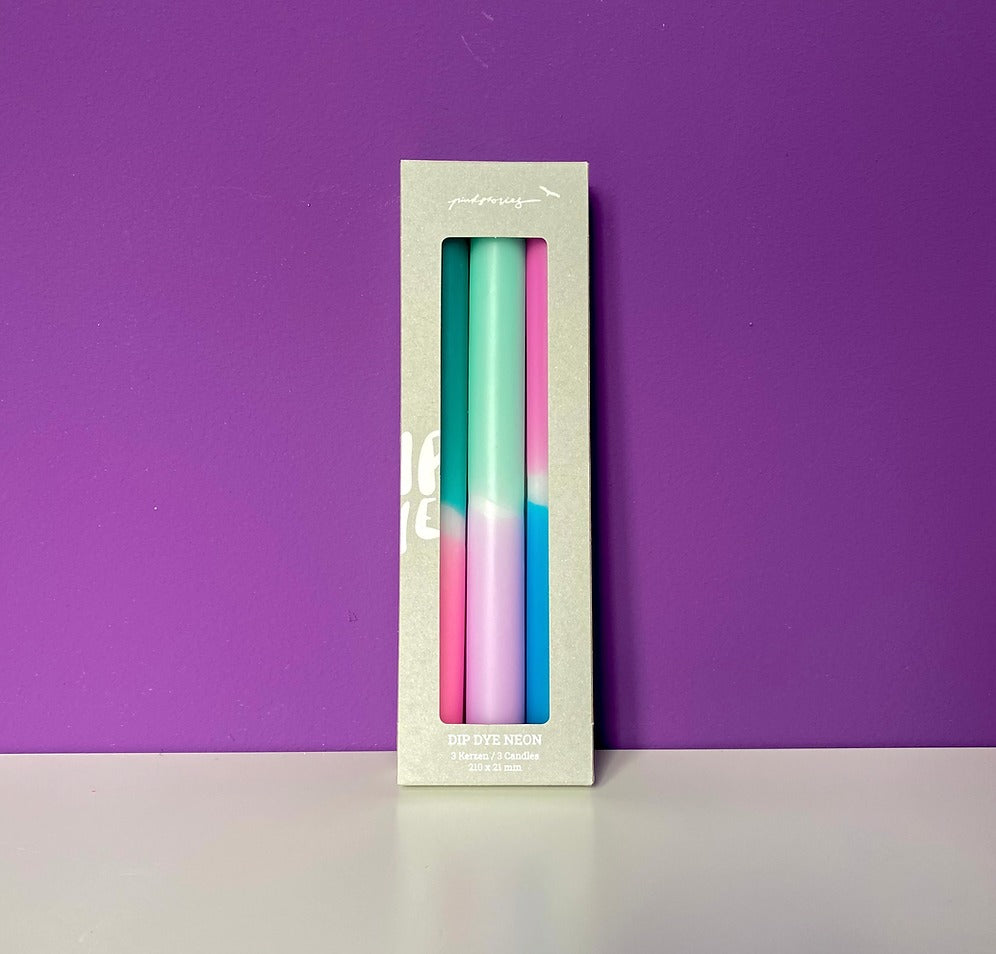 DIP DYE NEON BOUGIE PINK STORIES