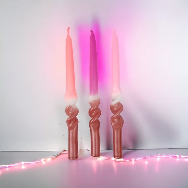 DIP DYE SWIRL BOUGIE PINK STORIES