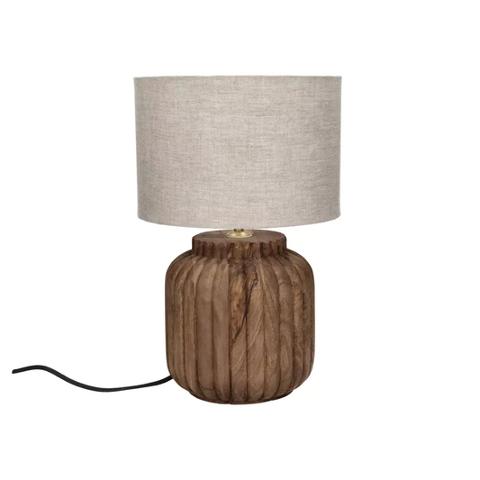 LAMPE LAMPEDUSA S BRUN POMAX