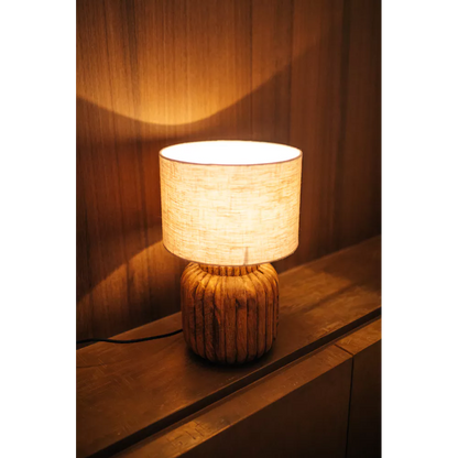LAMPE LAMPEDUSA S BRUN POMAX