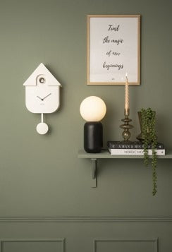 HORLOGE MODERN CUCKOO DECORATION MURALE PRESENT TIME